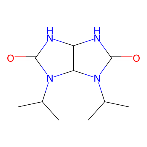 3,4-Di(propan-2-yl)-1,3a,6,6a-tetrahydroimidazo[4,5-d]imidazole-2,5-dione structure