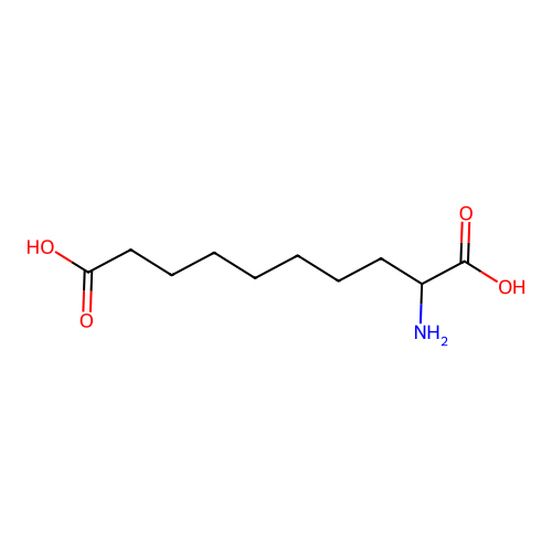 2-aminodecanedioic Acid structure