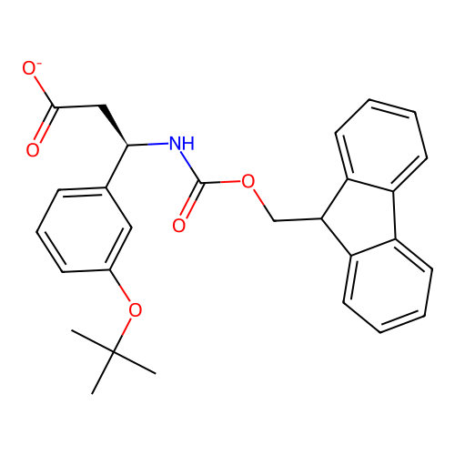 (3R)-3-(3-tert-Butoxyphenyl)-3-({[(9H-fluoren-9-yl)methoxy](hydroxy)methylidene}amino)propanoate structure