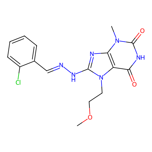 C16H17ClN6O3 structure