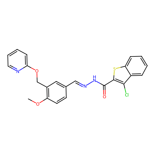 C23H18ClN3O3S structure