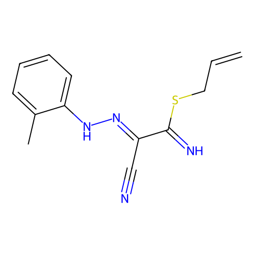 C13H14N4S structure