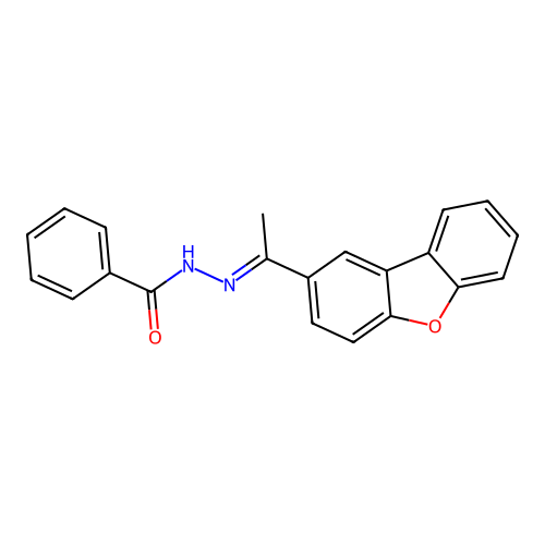 Benzhydrazide, N2-[1-(2-dibenzo[b,d]furyl)ethylidene]- structure