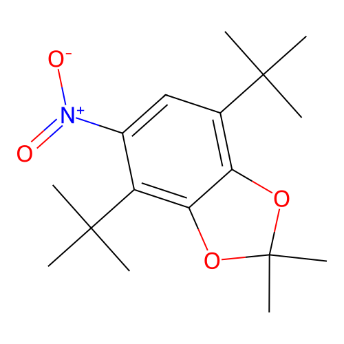 4,7-Ditert-butyl-2,2-dimethyl-5-nitro-1,3-benzodioxole structure