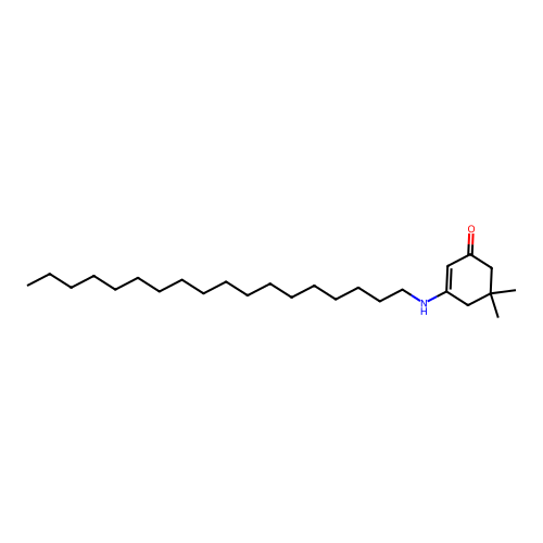 5,5-Dimethyl-3-(octadecylamino)cyclohex-2-en-1-one structure