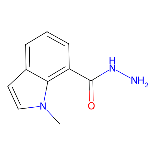 1-methyl-1H-indole-7-carbohydrazide structure