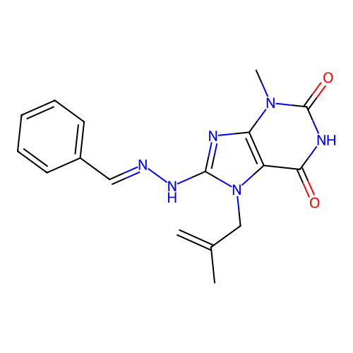 C17H18N6O2 structure