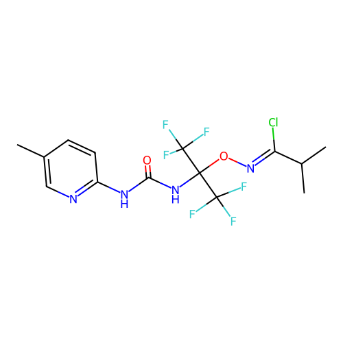 C14H15ClF6N4O2 structure
