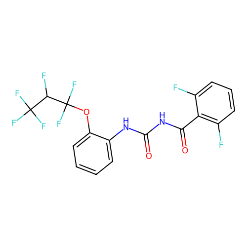 1-(2,6-Difluoro-benzoyl)-3-[2-(1,1,2,3,3,3-hexafluoro-propoxy)-phenyl]-urea structure