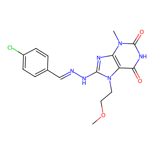 C16H17ClN6O3 structure