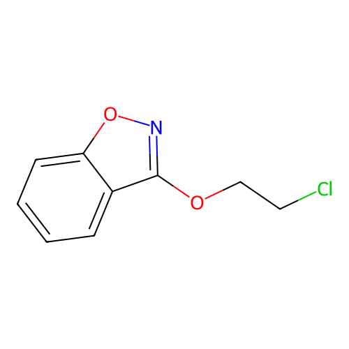 3-(2-Chloroethoxy)-1,2-benzoxazole structure