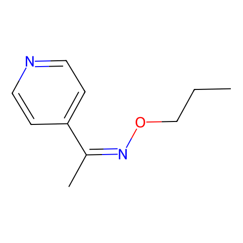 Ethanone, 1-(4-pyridinyl)-, O-propyloxime structure