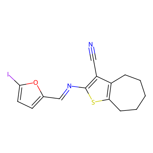 C15H13IN2OS structure