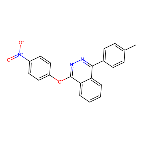 1-(4-Methylphenyl)-4-(4-nitrophenoxy)phthalazine structure