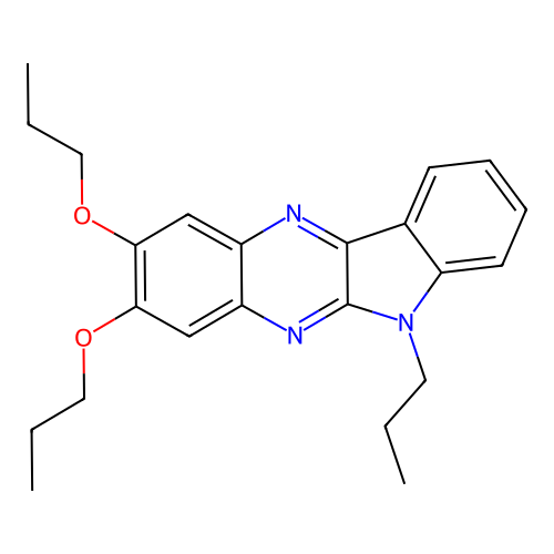 2,3-dipropoxy-6-propyl-6H-indolo[2,3-b]quinoxaline structure