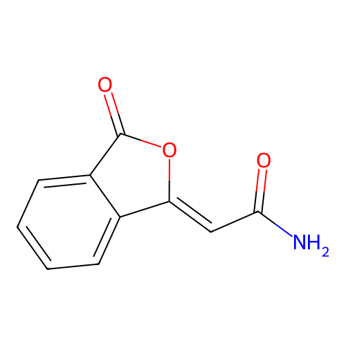 (2Z)-2-(3-oxo-2-benzofuran-1(3H)-ylidene)ethanamide structure
