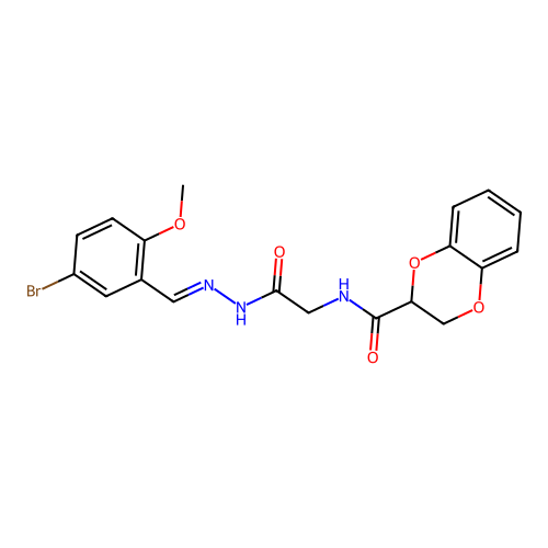 C19H18BrN3O5 structure