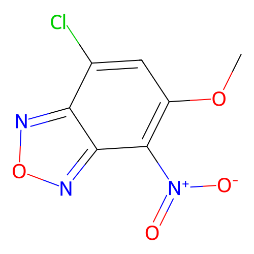 7-Chloro-5-methoxy-4-nitro-2,1,3-benzoxadiazole structure
