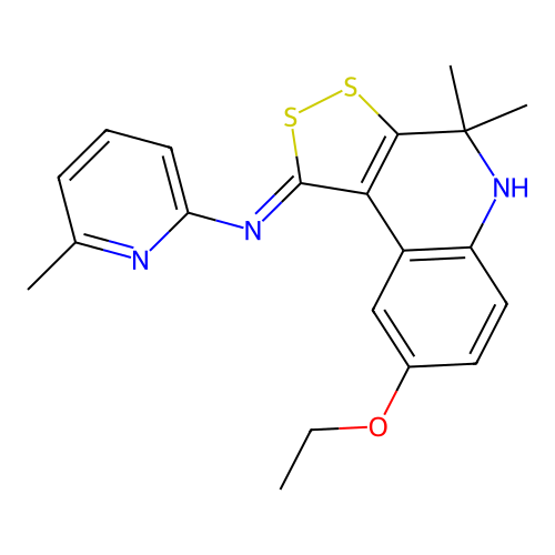 C20H21N3OS2 structure