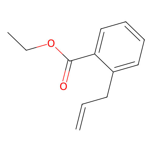 3-(2-Carboethoxyphenyl)-1-propene structure