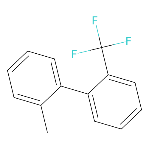 2-Methyl-2'-(trifluoromethyl)-1,1'-biphenyl structure