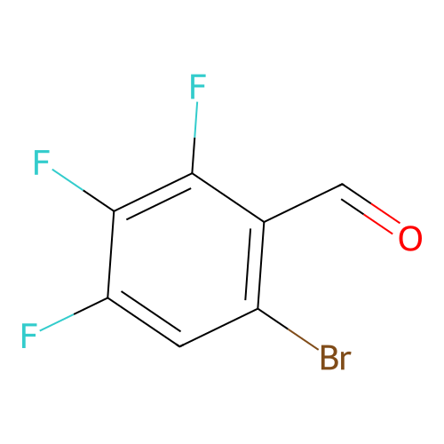 6-Bromo-2,3,4-trifluorobenzaldehyde structure