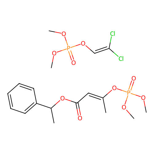 Dichlorvos-crotoxyphos structure