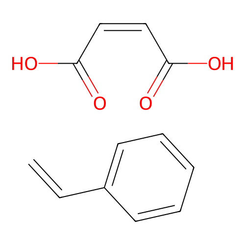 (Z)-but-2-enedioic acid;styrene structure