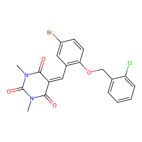 C20H16BrClN2O4 structure