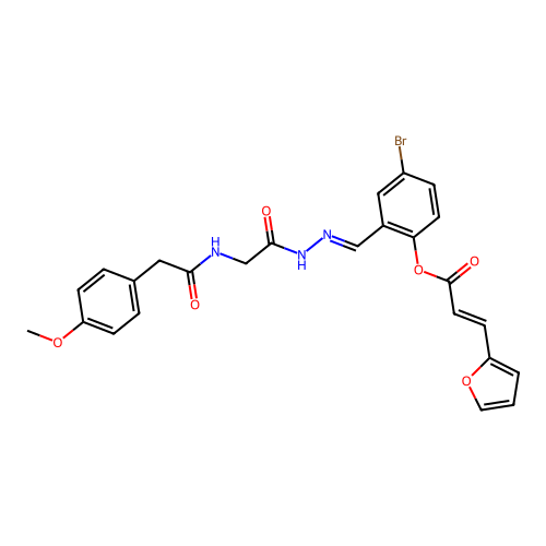 C25H22BrN3O6 structure