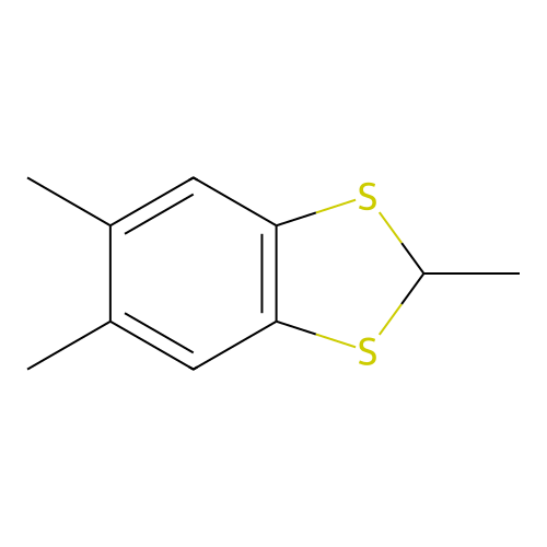 2,5,6-Trimethyl-1,3-benzodithiole structure