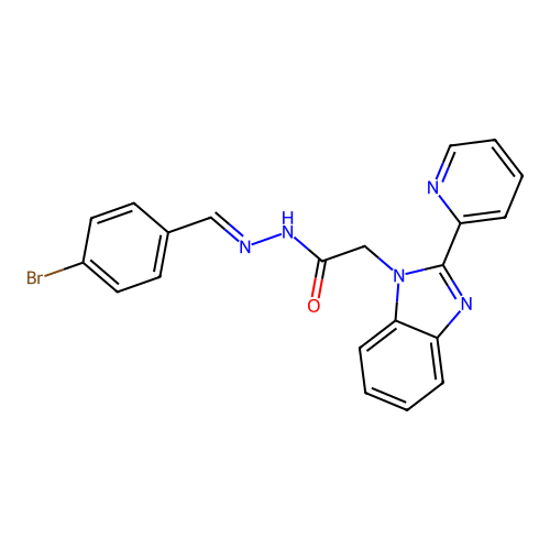 C21H16BrN5O structure