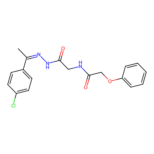 C18H18ClN3O3 structure