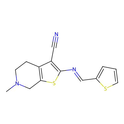 C14H13N3S2 structure