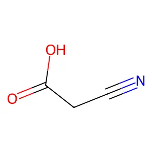 氰乙酸 structure