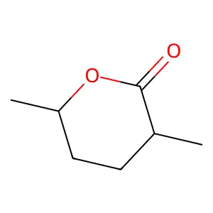 3,6-Dimethyloxan-2-one structure