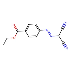 对((二氰甲基)偶氮)苯甲酸乙酯 structure