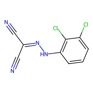 (2,3-Dichlorophenyl)carbonohydrazonoyl dicyanide structure