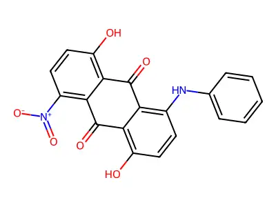 9,10-Anthracenedione, 1,5-dihydroxy-4-nitro-8-(phenylamino)- structure