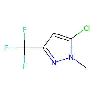 5-chloro-1-methyl-3-(trifluoromethyl)-1H-pyrazole structure