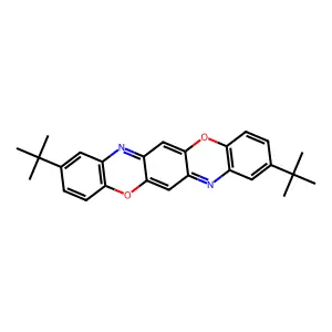 2,9-Ditert-butyl-[1,4]benzoxazino[2,3-b]phenoxazine structure