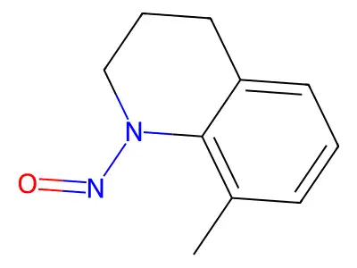 8-Methyl-1-nitroso-1,2,3,4-tetrahydroquinoline structure