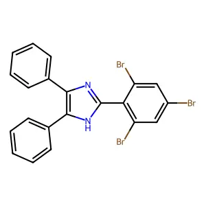 4,5-Diphenyl-2-(2,4,6-tribromophenyl)-1H-imidazole structure