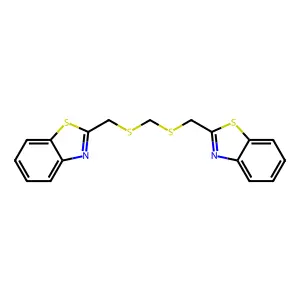2-(1,3-Benzothiazol-2-ylmethylsulfanylmethylsulfanylmethyl)-1,3-benzothiazole structure