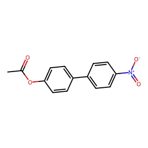 4-(4-Acetoxyphenyl)nitrobenzene structure
