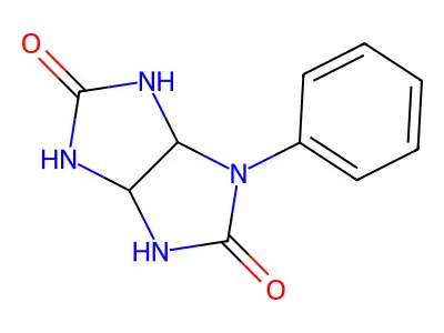 1-phenyltetrahydroimidazo[4,5-d]imidazole-2,5(1H,3H)-dione structure