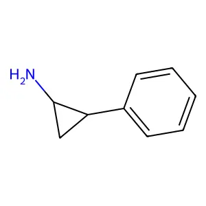 (+)-Tranylcypromine structure