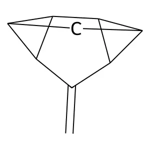 Dicyclopropa(cd,gh)pentalene, octahydro-1-methylene- structure