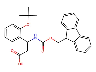 3-N-Fmoc-amino-3-(2-T-butoxyphenyl)propionic acid structure