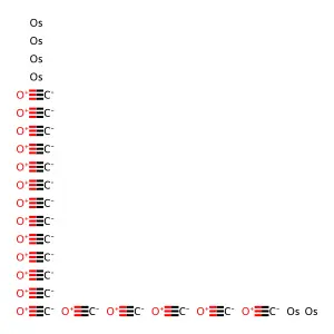 Hexaosmium, octadecacarbonyl structure